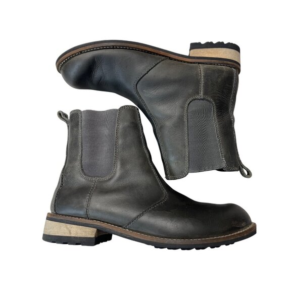 Kodiak Womens Chelsea Olive Green Waterproof Leather Boots Size 8.5 US - Picture 10 of 11